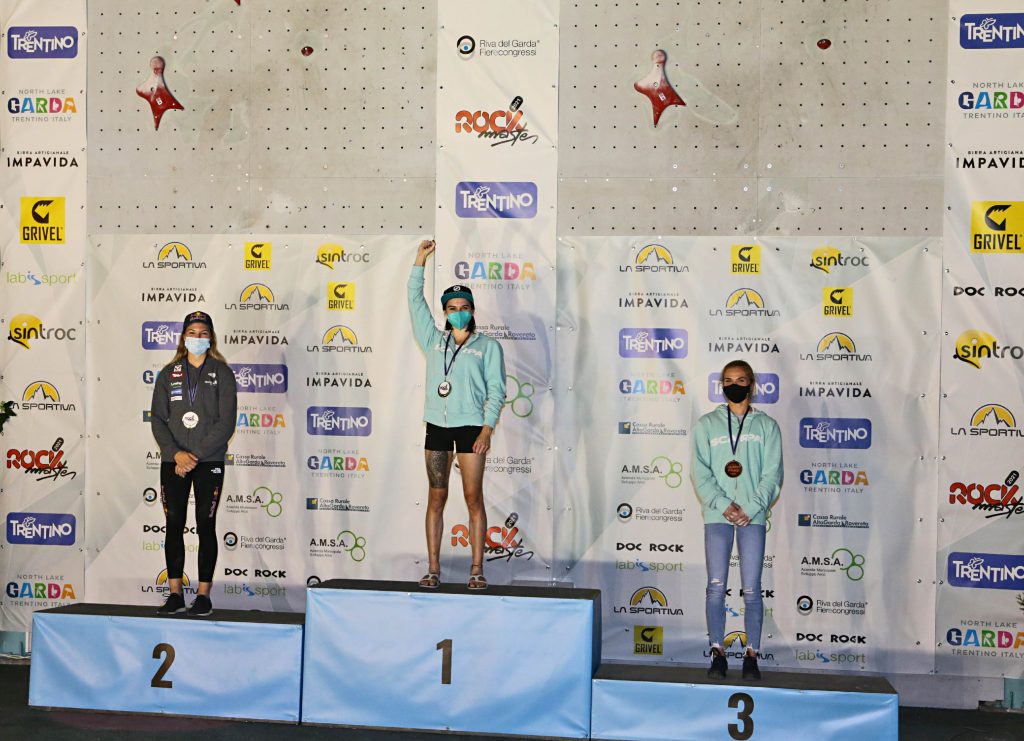 Podio Fem Lead
da sin:
Pilz, Kramp, Lukan. Foto @ Newspower.it