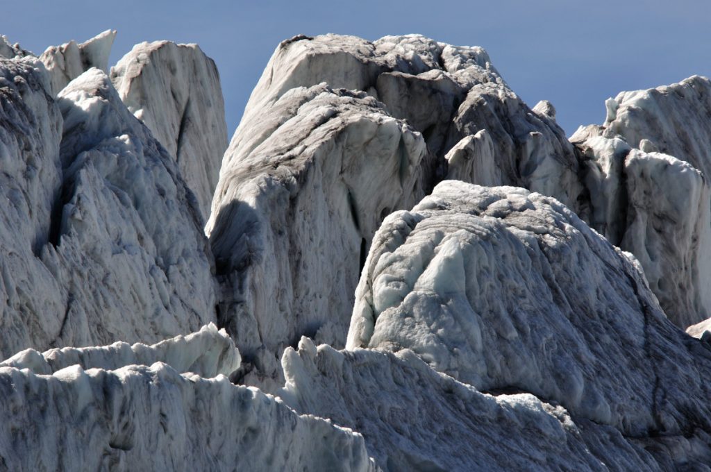 Seracchi del ghiacciaio di Tour