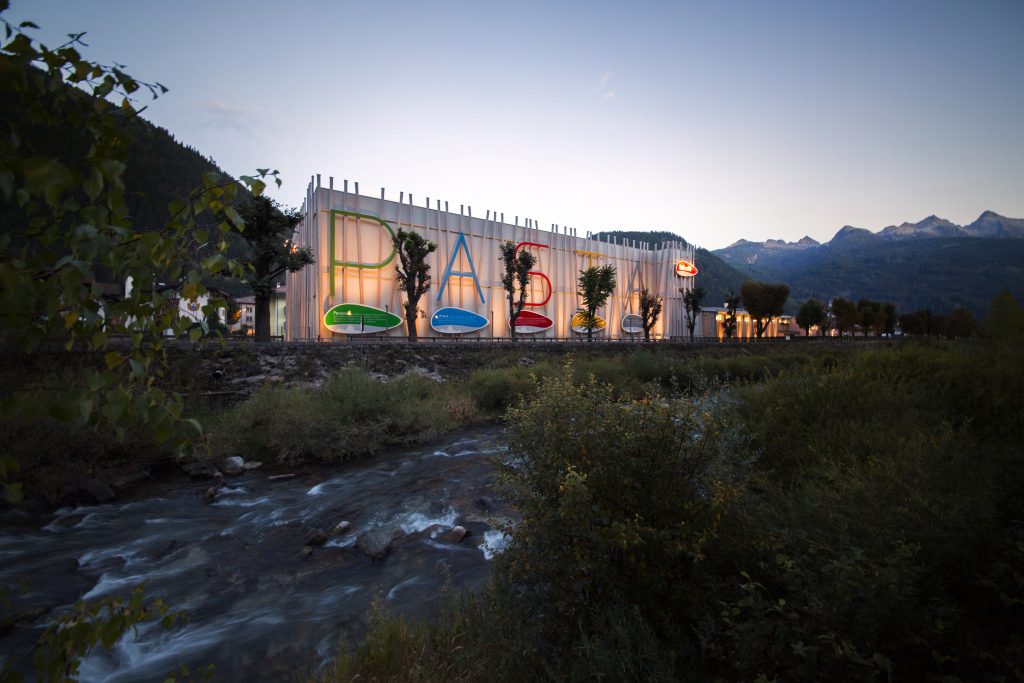 Lo stabilimento a Predazzo