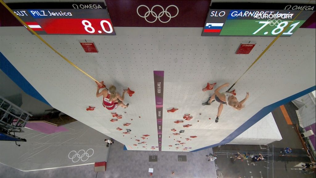 Janja Garnbret al top anche nella Speed