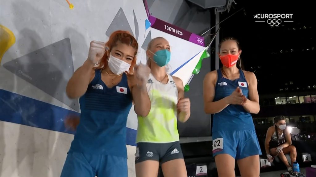 Felicità prima delle premiazioni