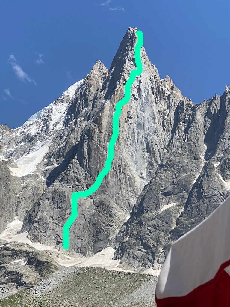 Diretta Americana, parete Ovest Petit Dru - Foto Francesca Cortinovis