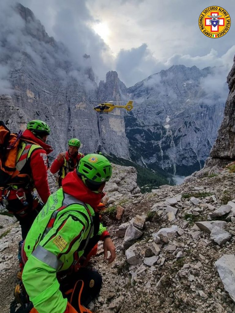 Intervento sul Civetta - Foto CNSAS Veneto