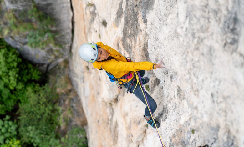Corda di arrampicata su roccia Dispositivo di sicurezza per la rotazione 