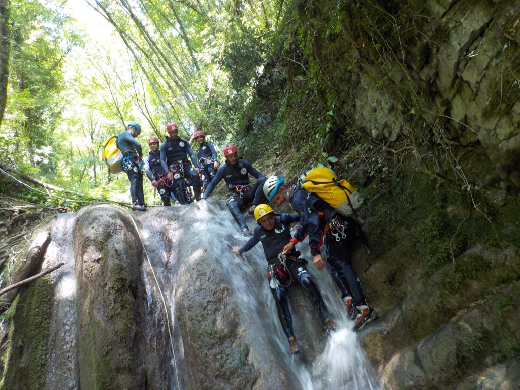 Forra del Casco - Foto FB Centro Canyoning Natura Avventura