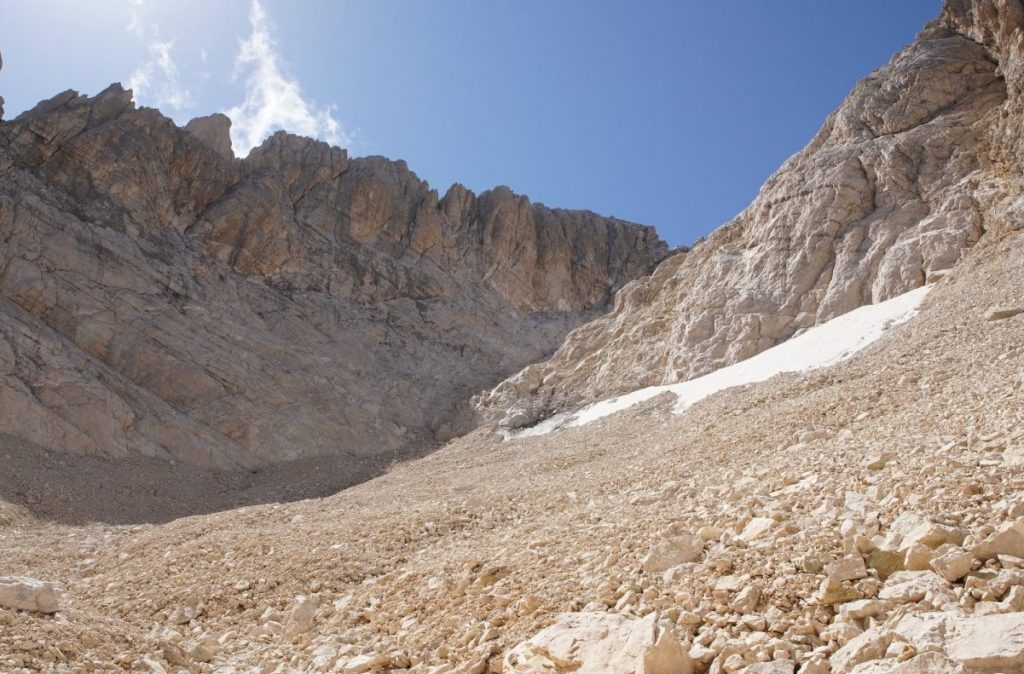 ghiacciaio calderone, gran sasso, carovana dei ghiacciai