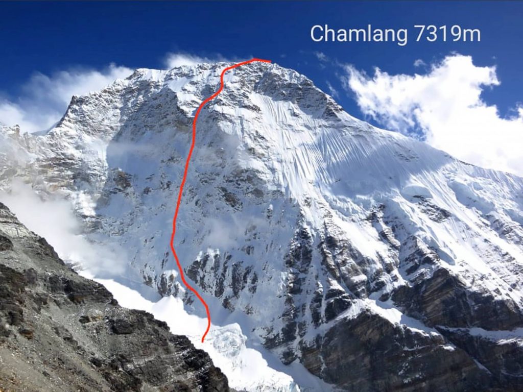 Chamlang, via che proveranno Benjamin Védrines e Charles Dubouloz