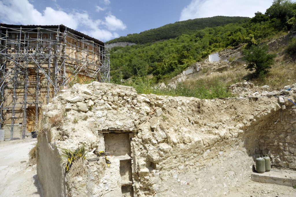 Amatrice, 21 Agosto 2021. Foto ANSA/SACCHETTONI