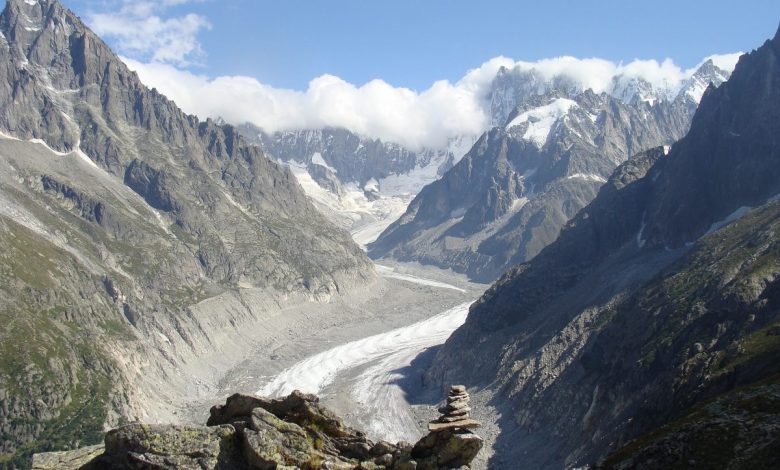 mer de glace, monte bianco