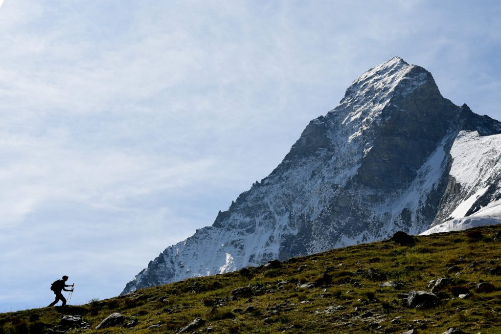 Il Cervino dal sentiero per la Schonbiel Hutte
