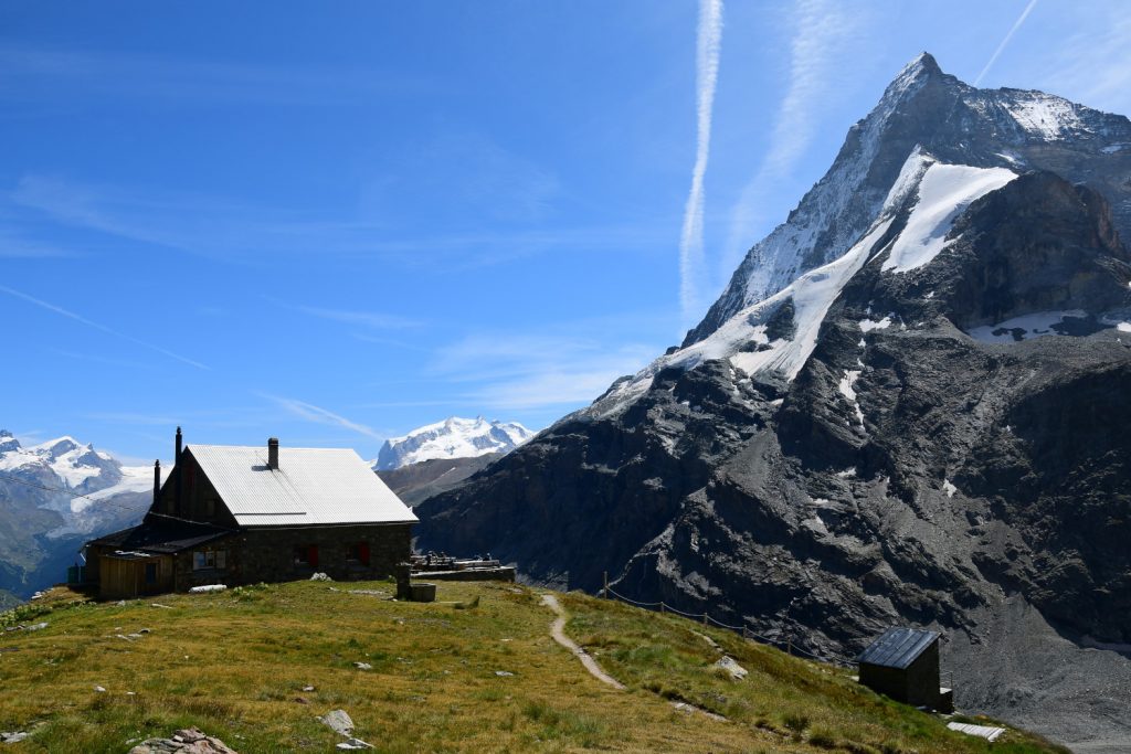 La Schönbiel Hütte e il Cervino