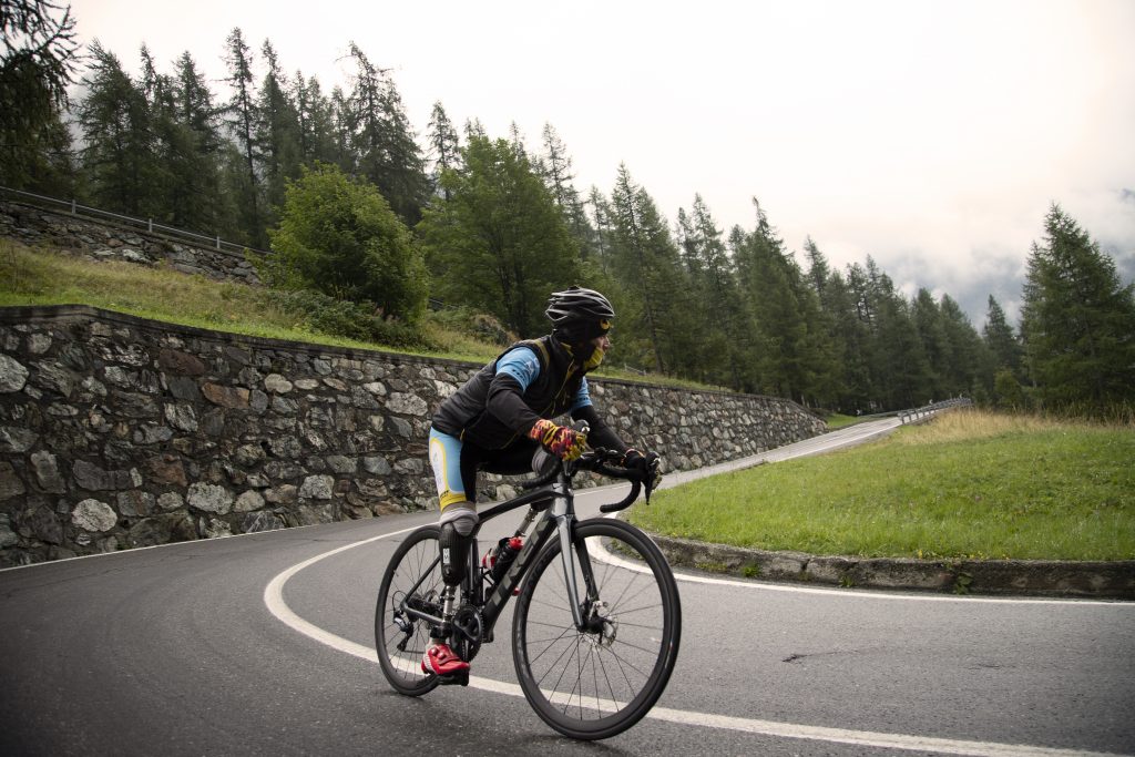 Andrea Lanfri durante il suo From 0 to 0. foto archivio Andrea Lanfri