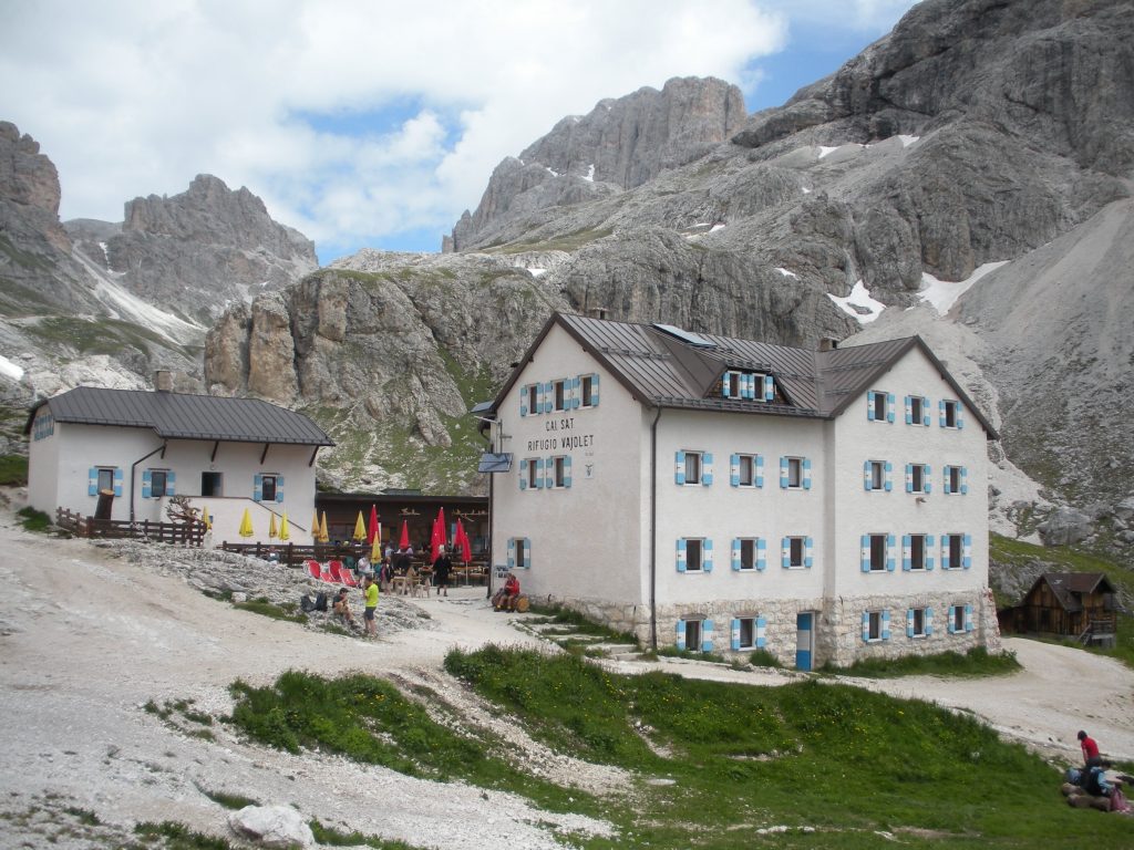 Rifugio Vajolet, foto @ wikimedia