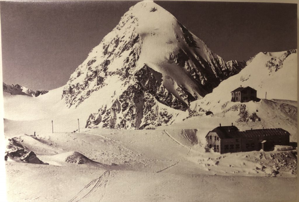 Il Gran Zebrù in una foto storica. Foto archivio Marco Confortola