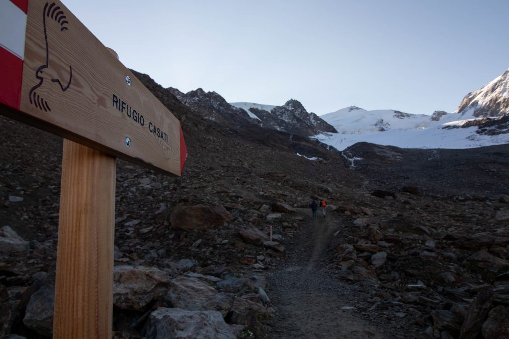 Sentiero verso il Casati