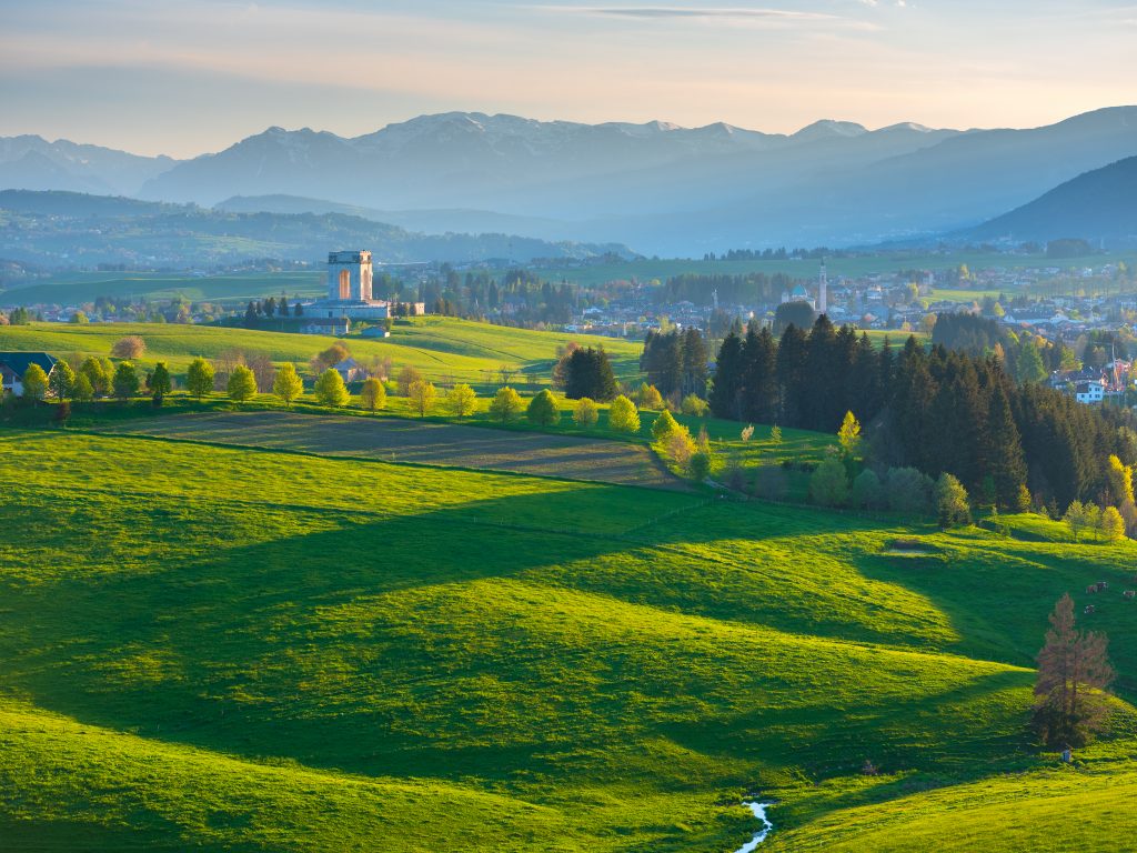 Le Ultime luci sul Sacrario Militare.  