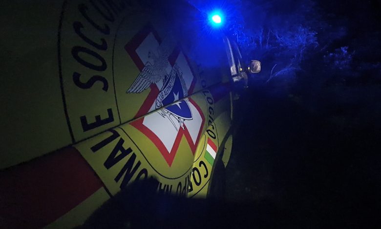 buio, soccorso alpino, cnsas