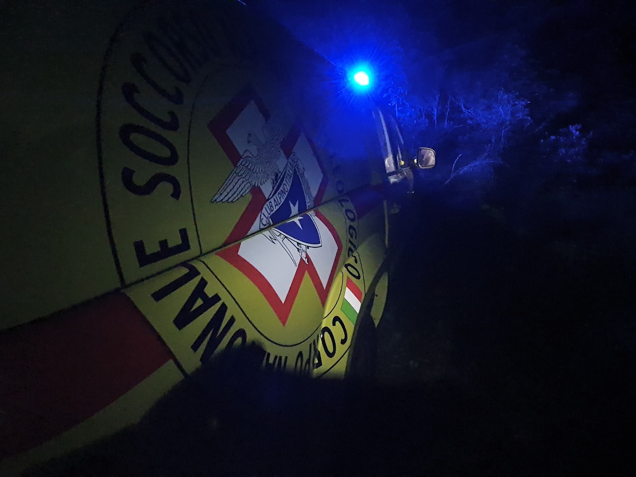 buio, soccorso alpino, cnsas