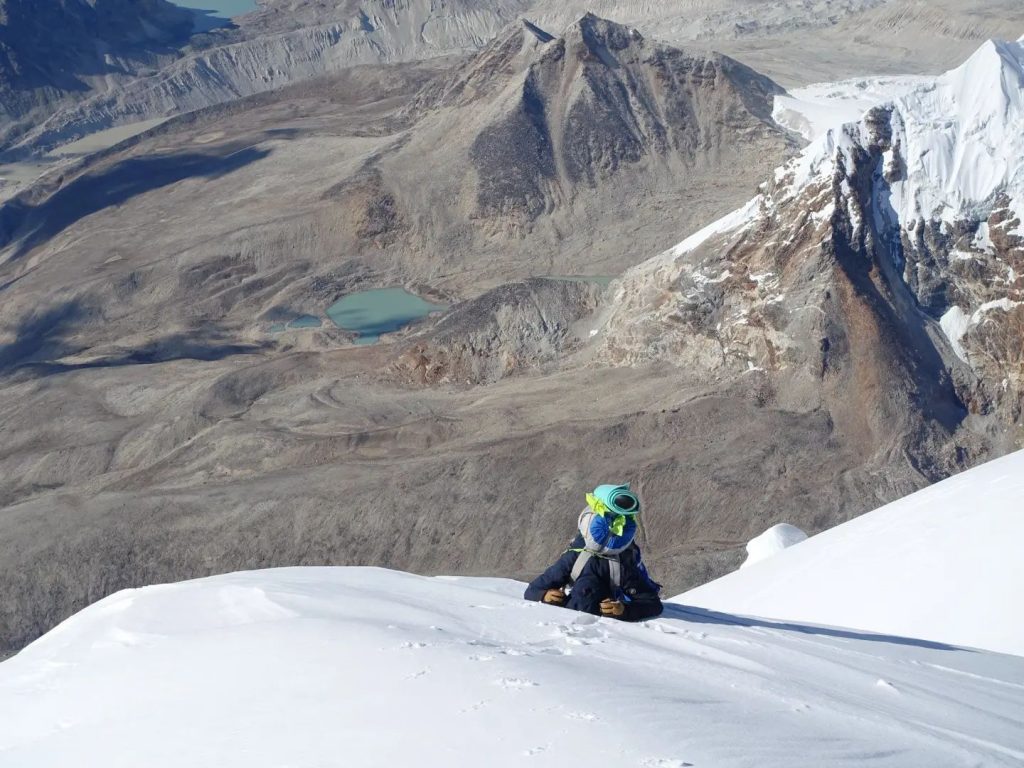 Nuova via sul Chamlang. Foto archivio Charles Dubouloz