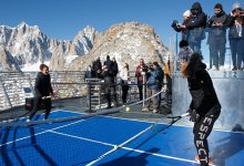 Photo of Sul Monte Bianco il record di match di tennis più in alto al mondo