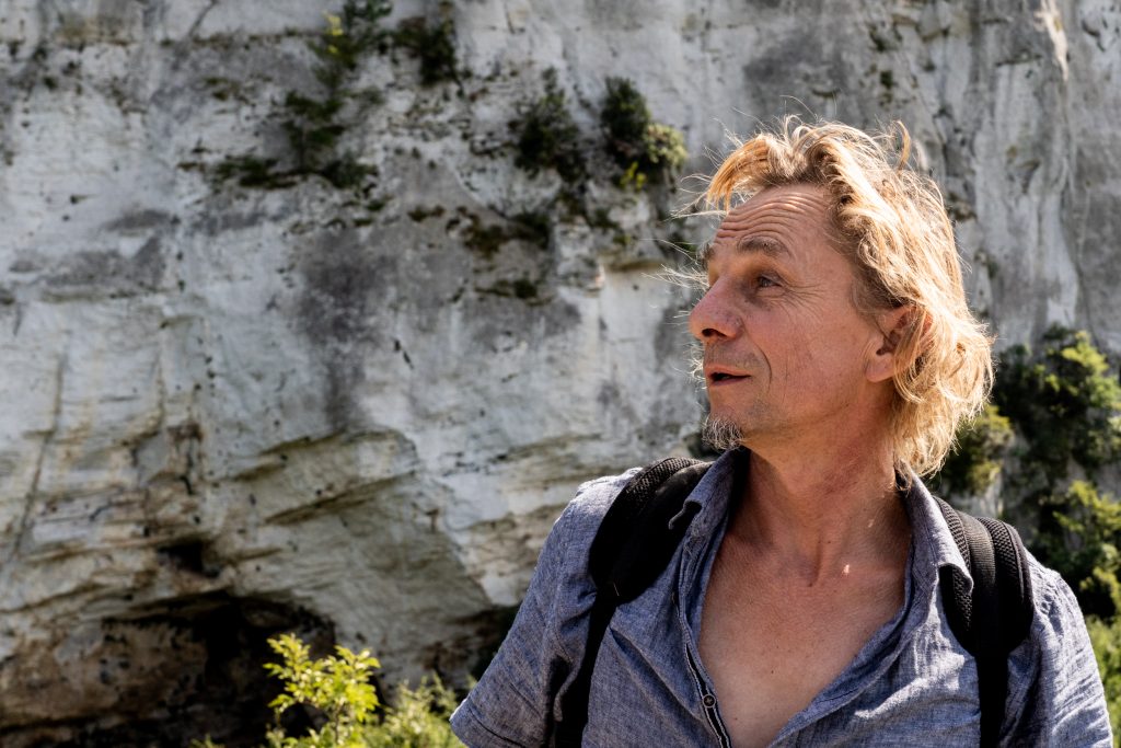 Antoine Le Menestrel a Monte Cucco (Foto di Gabriele Canu)
