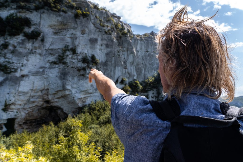 Antoine Le Menestrel a Monte Cucco (Foto di Gabriele Canu)