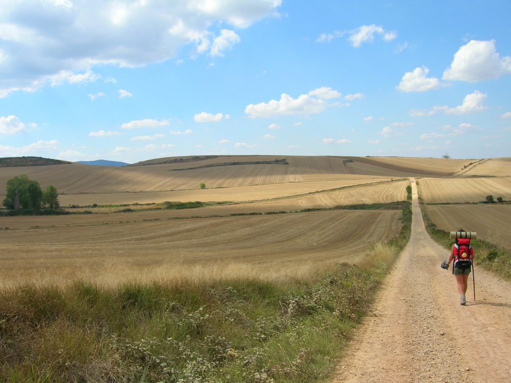 Lungo il Cammino di Santiago. Foto @ wikimedia commons