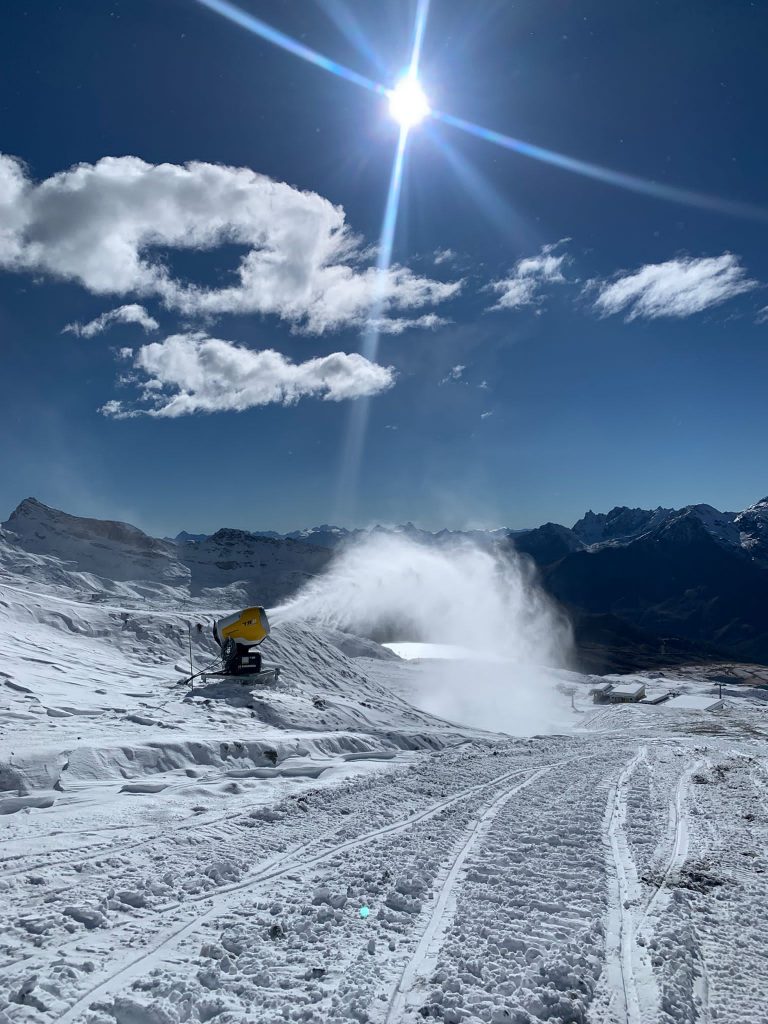 Innevamento - Foto © CERVINO S.P.A