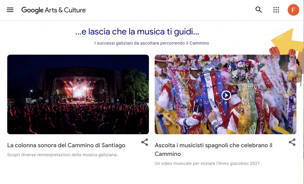 Il portale "¡Buen Camino!"