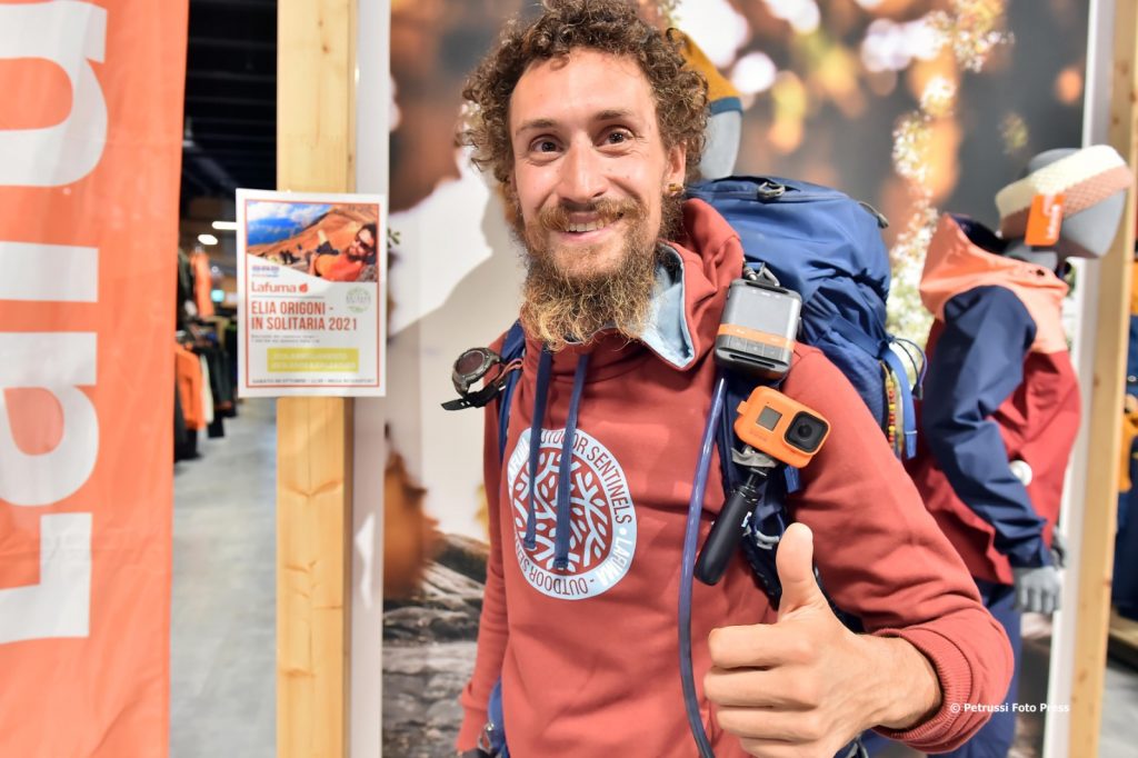 Elia Origoni. Foto Lafuma Outdoor Sentinels