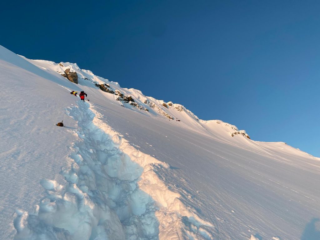 Traccia di salita dal Dhaulagiri. Foto archivio Marco Camandona