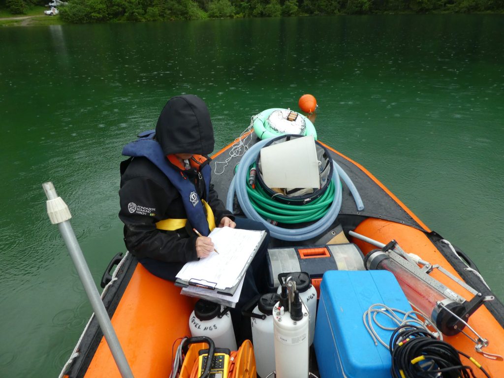 Monitoraggio laghi - Foto Fondazione Edmund Mach