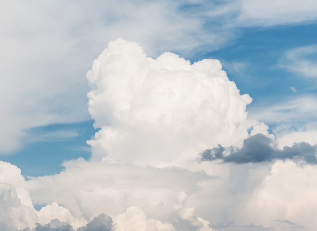 Cumulus congestus. Via wikimedia commons