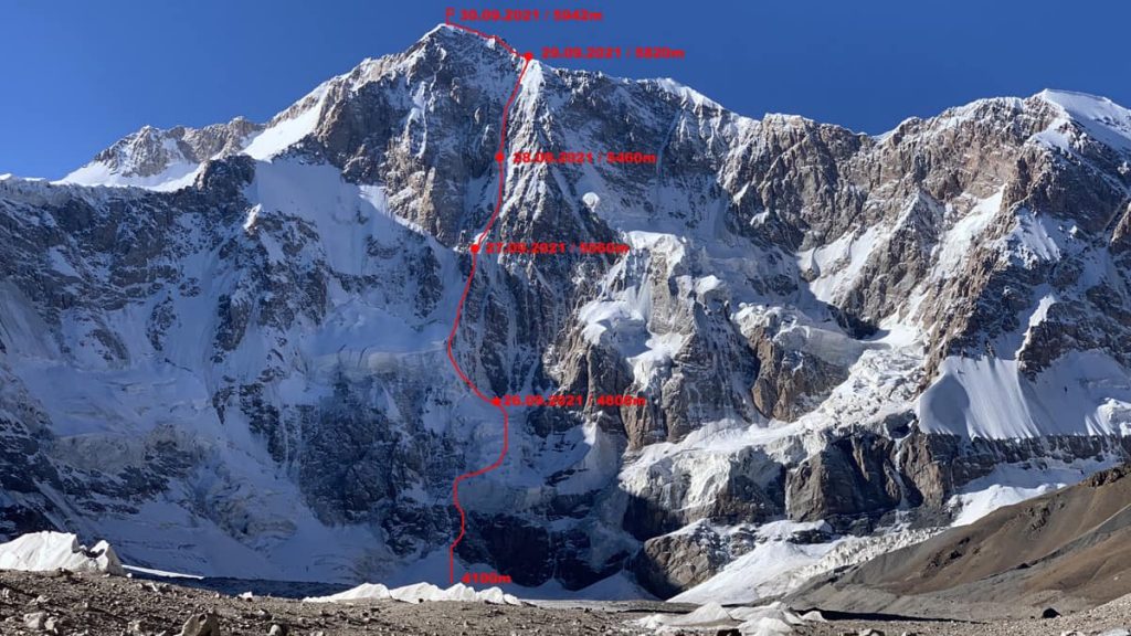 La via realizzata. Foto Facebook Alexander Gukov