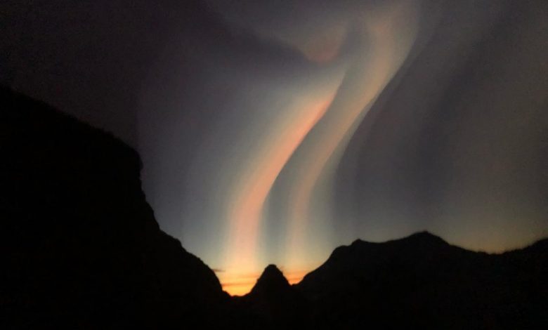 aurora boreale, marco confortola