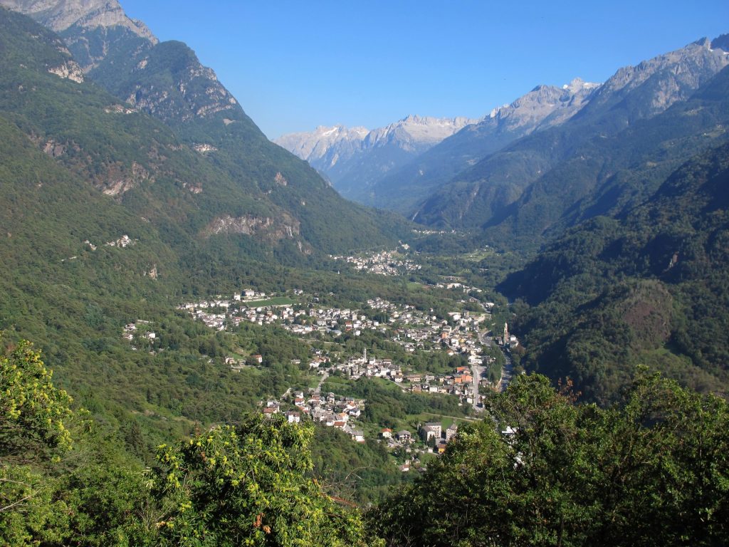 Panoramica su Prosto e Piuro - Foto Wikimedia Commons @BKLuis