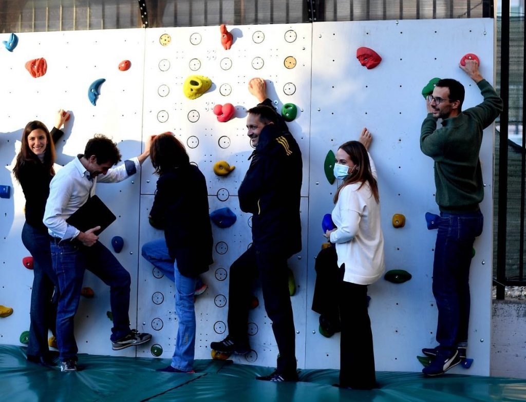 Inaugurazione parete Accept - Foto FB Fightthestroke