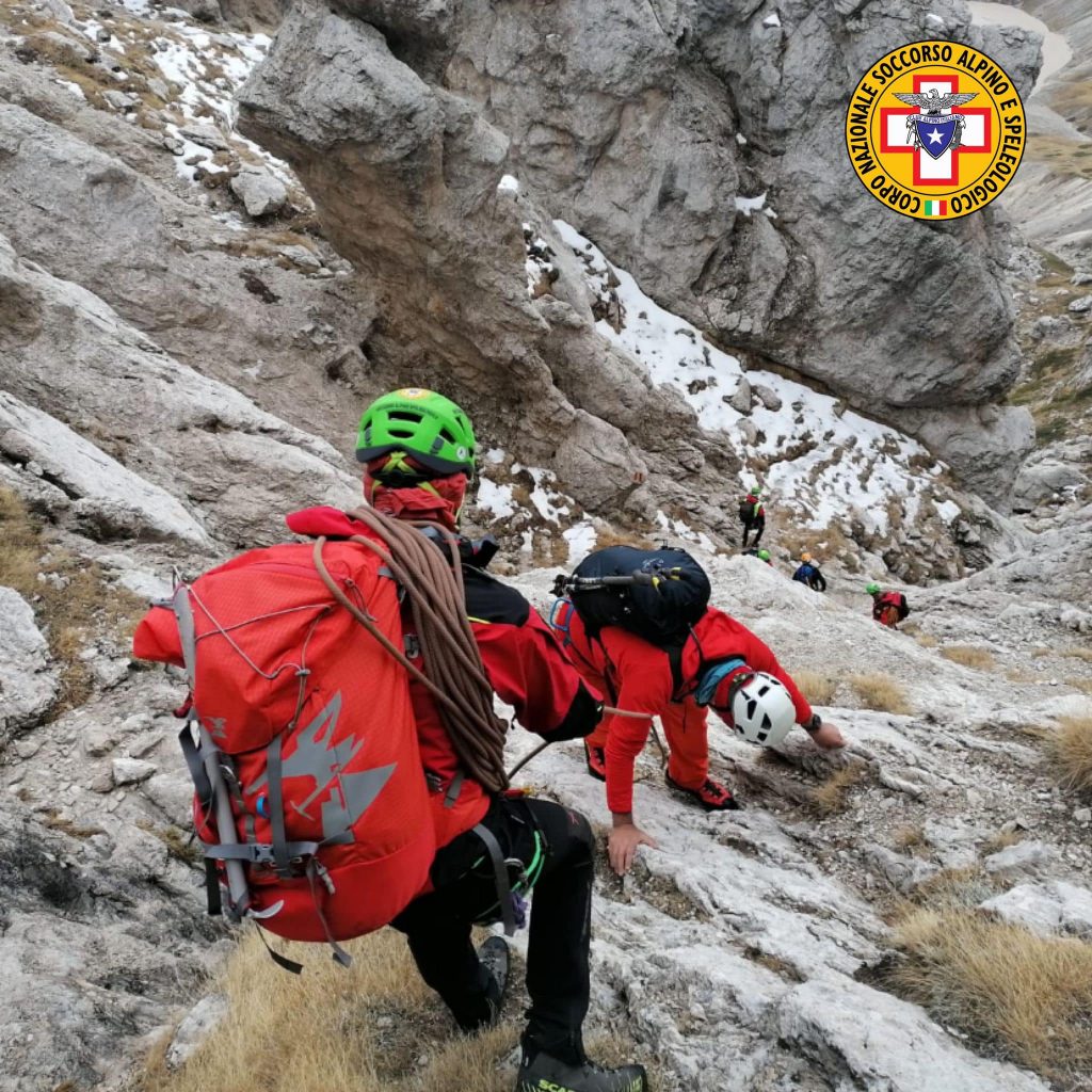 Foto FB Soccorso Alpino e Speleologico Abruzzo - CNSAS