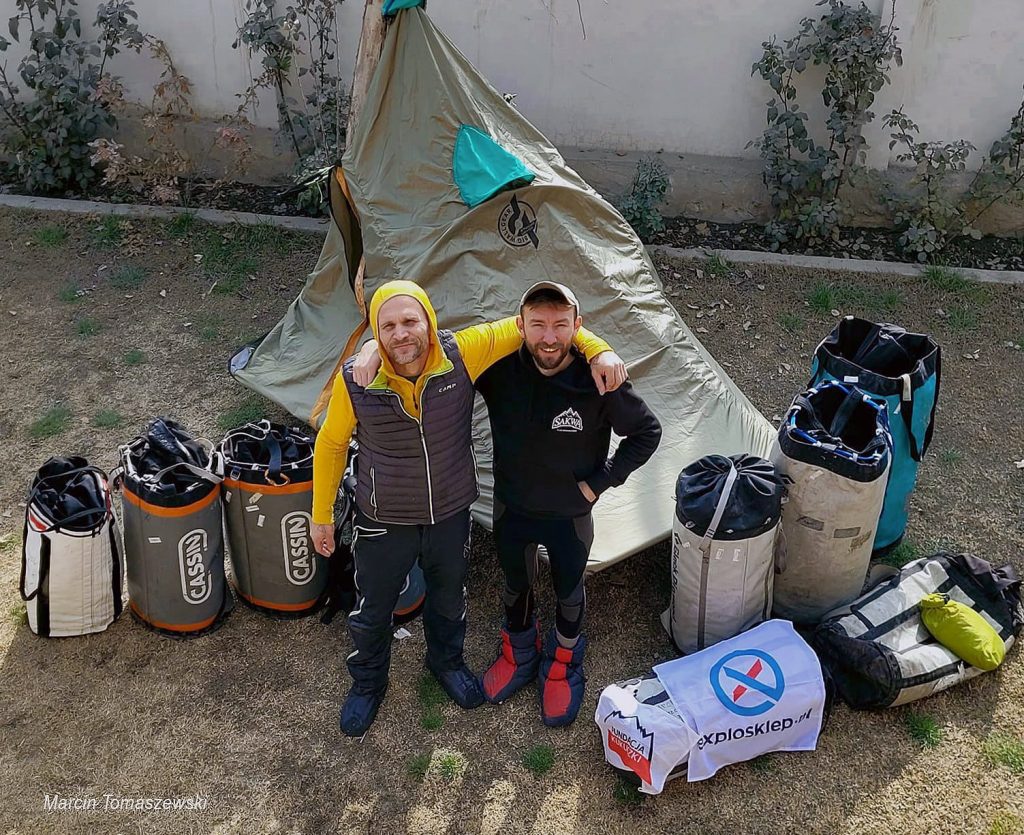 Marcin Tomaszewski e Damian Bielecki a Skardu
