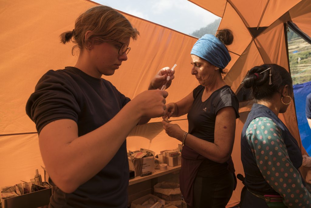 Cuore Attivo Monte Rosa in Nepal nel 2018. Foto Niccolò Aiazzi