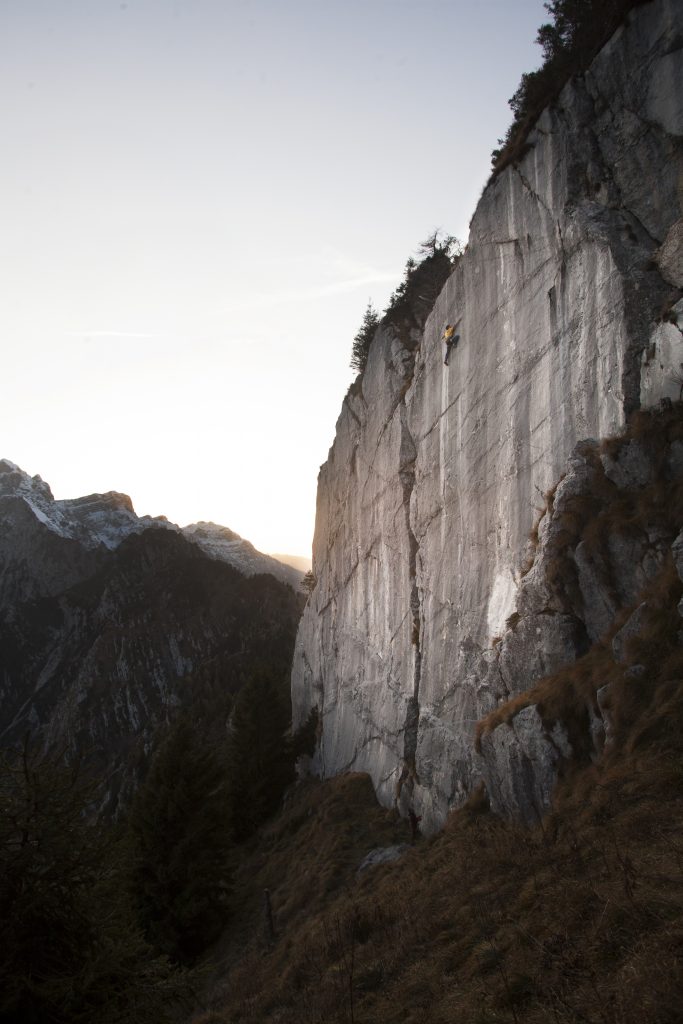 Alessandro Zeni su Eternit. Foto Manrico Dell