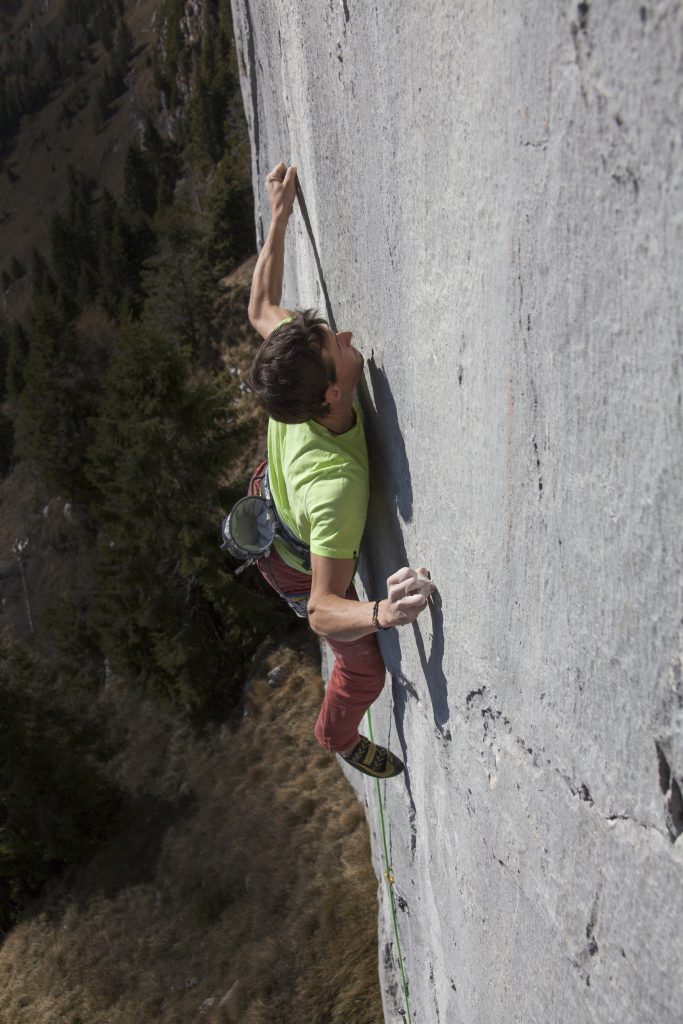 Alessandro Zeni su Eternit. Foto Manrico Dell