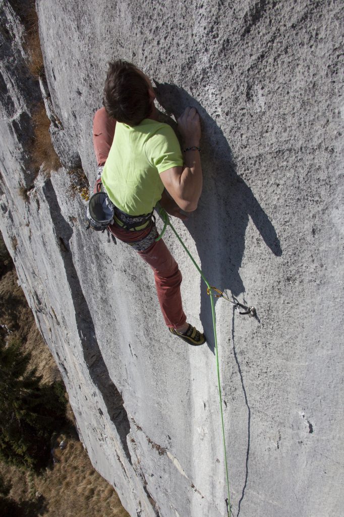 Alessandro Zeni su Eternit. Foto Manrico Dell