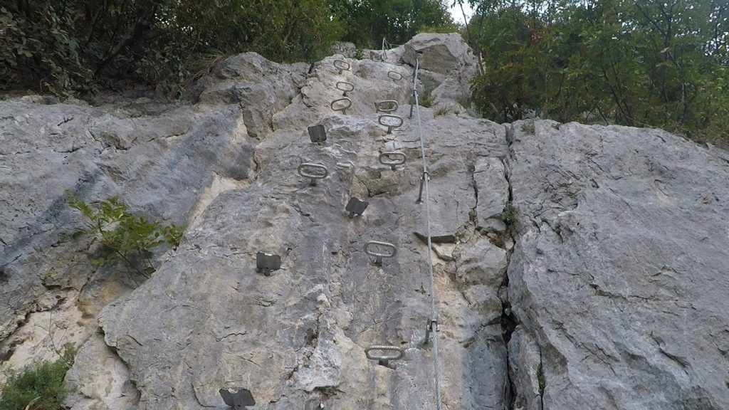 La Ferrata dopo i lavori di riqualificazione - Foto FB Ferrata del Corno Rat