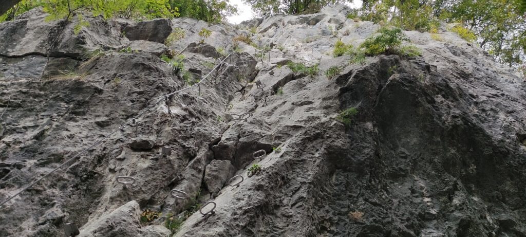 La Ferrata dopo i lavori di riqualificazione - Foto FB Ferrata del Corno Rat