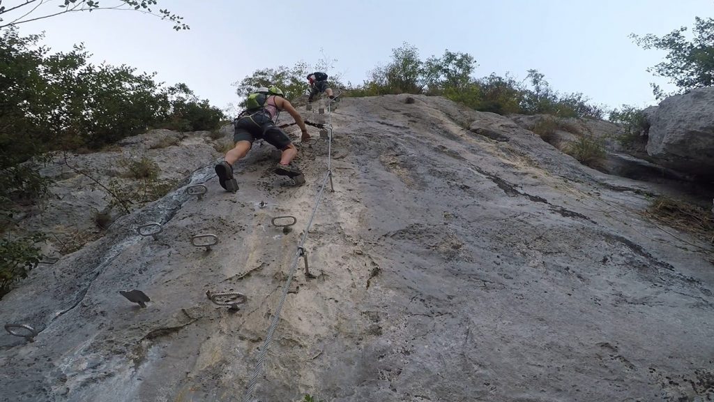 La Ferrata dopo i lavori di riqualificazione - Foto FB Ferrata del Corno Rat