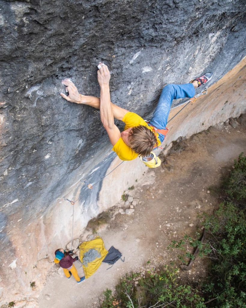 Alex Megos. Foto Instagram Alex Megos