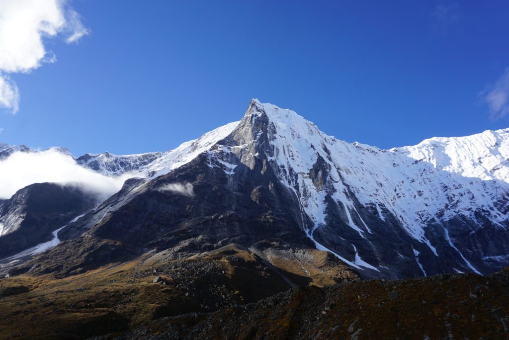 Il pilastro nord-est del Tengkangpoche. Foto archivio Livingstone
