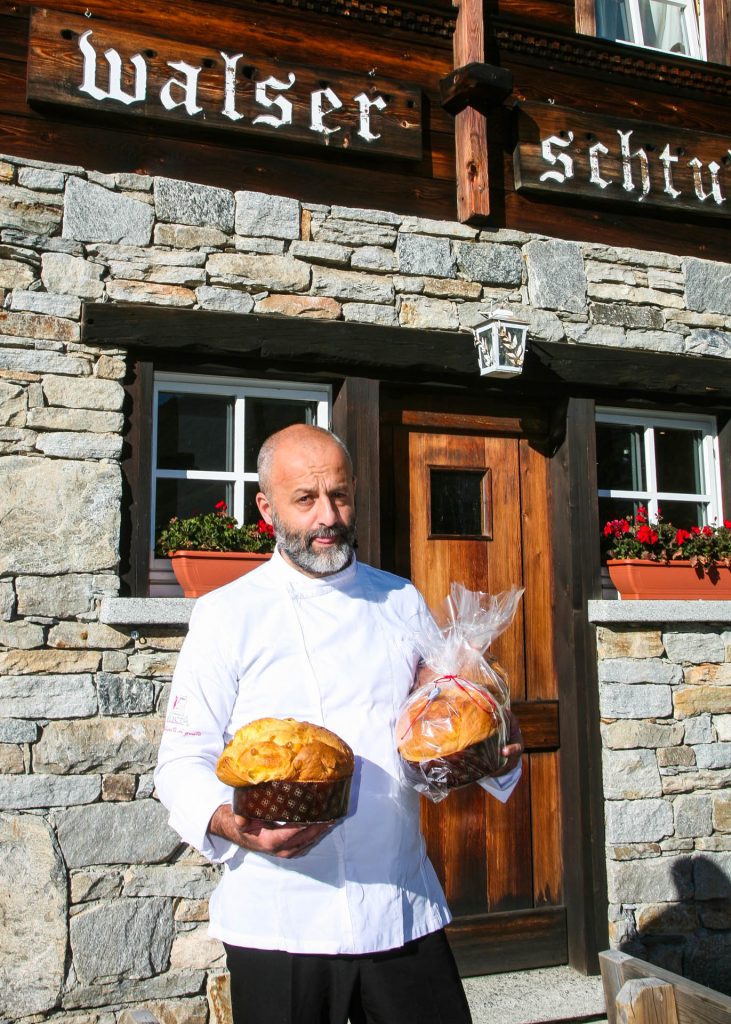 Lo chef Matteo Sormani del Walser Schtuba. Foto via FB