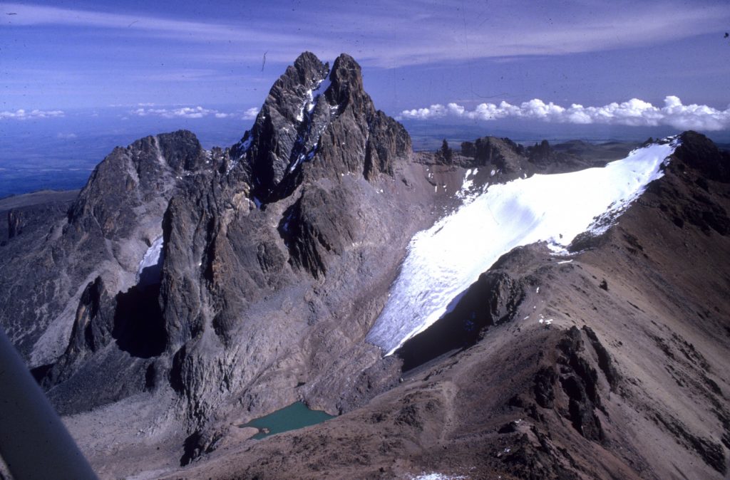 Il Monte Kenya e il Lewis Glacier, foto SA 